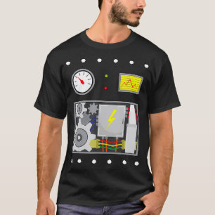 Robot Costume Halloween For Robot Fans Men Kids T-Shirt
