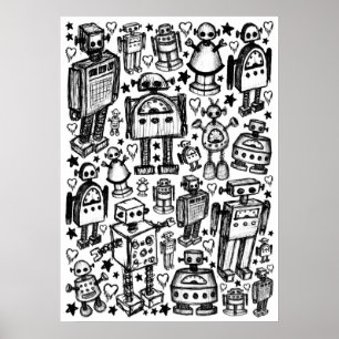 Robot Crowd Poster