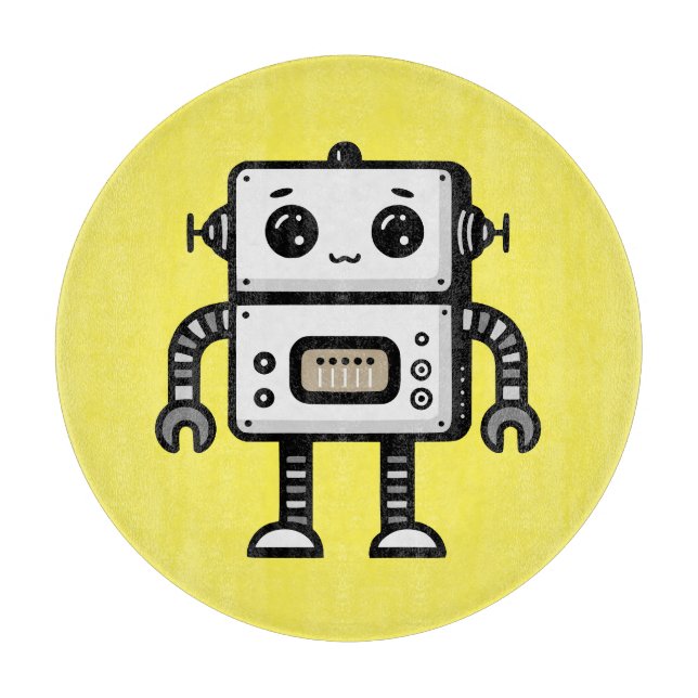 Robot Cutting Board (Front)