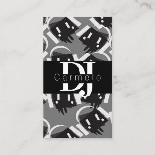Robot Dripping Music Producer Night Club Business Card