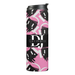 Robot Dripping Music Producer Night Club Thermal Tumbler
