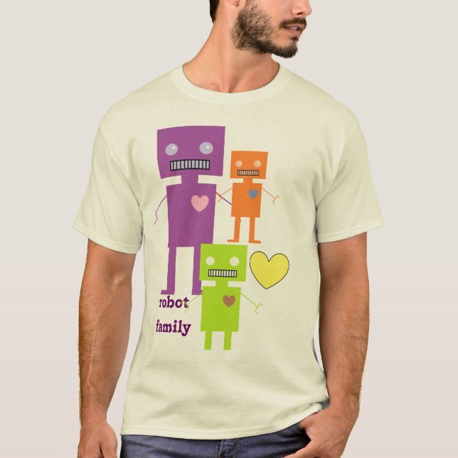 Robot Family T-Shirt (Front)