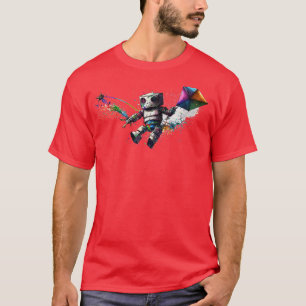Robot Fling Kite T-Shirt