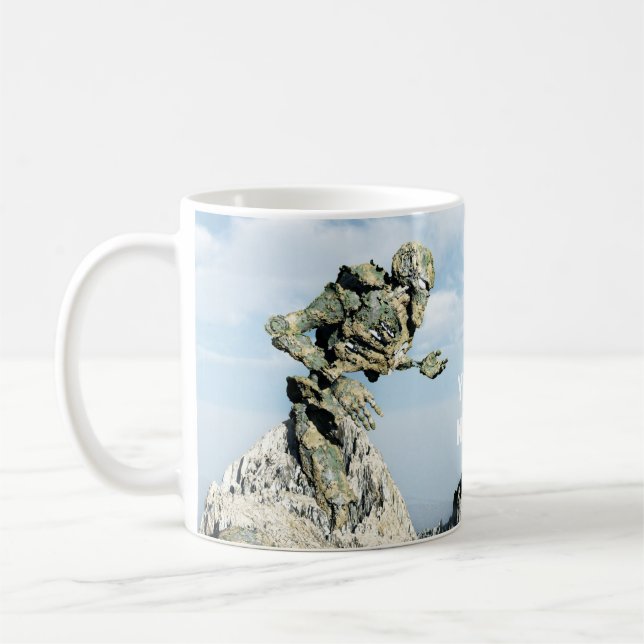 Robot fossil coffee mug (Left)