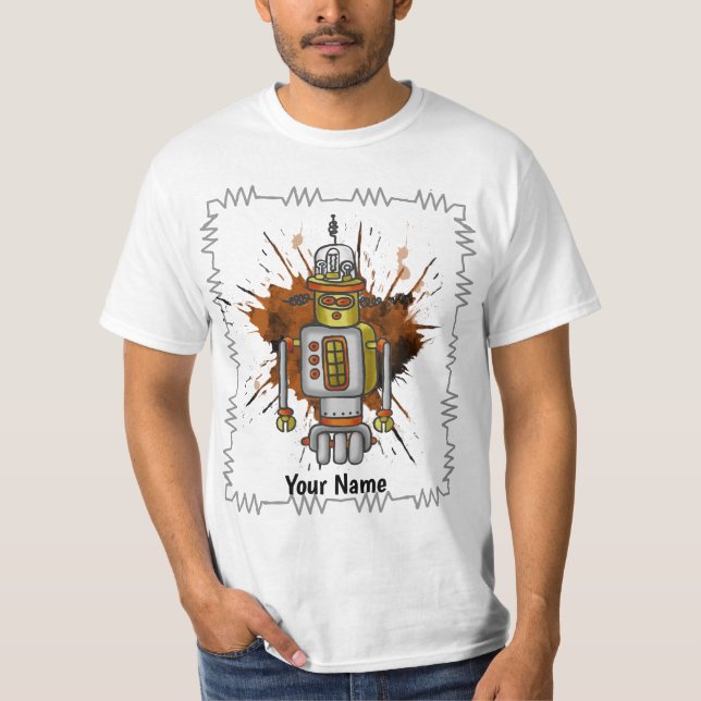 Robot Four T-Shirt (Front)