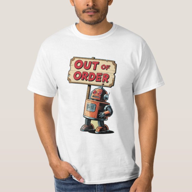  robot from the 1950s T-Shirt (Front)