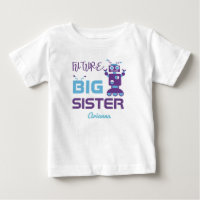 Robot Future Big Sister Purple Cute Personalised