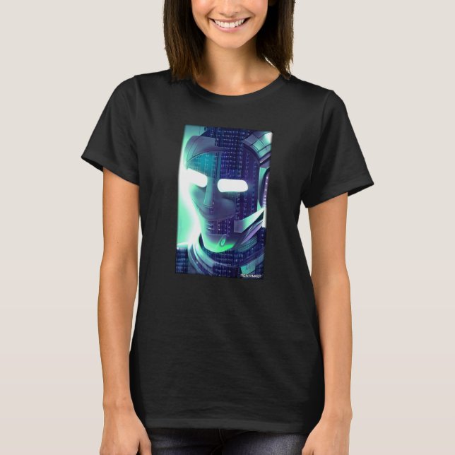 Robot Future Technology Science Sci Fi Machine T-Shirt (Front)