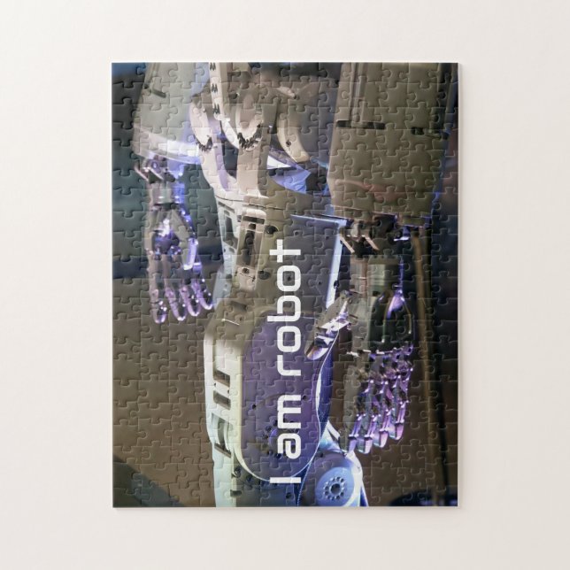 Robot hands  jigsaw puzzle (Vertical)