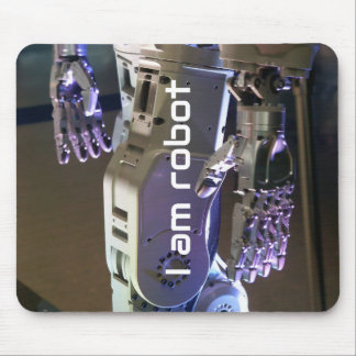 Robot hands mouse pad