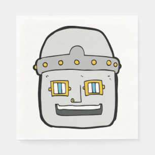 Robot Head Napkins