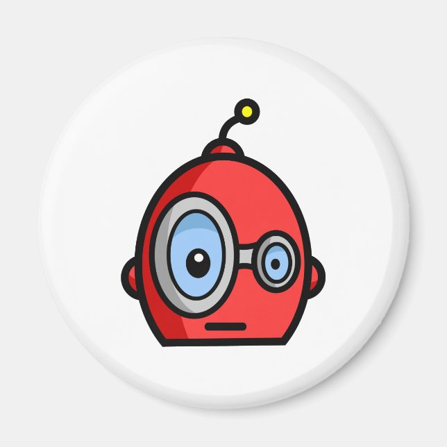 Robot Heads Magnet (Front)