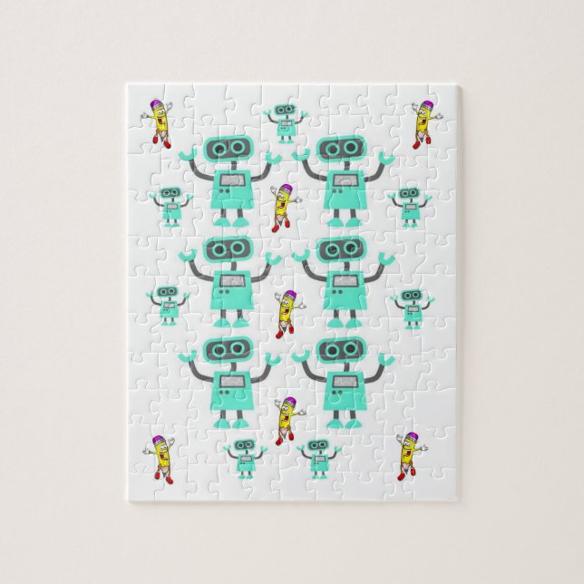 Robot Jigsaw Puzzle (Vertical)