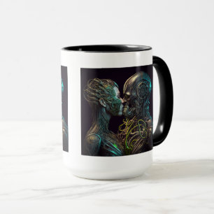 Robot Love Combo Mug, 15 oz Mug