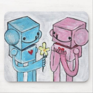 Robot Love Mousepad
