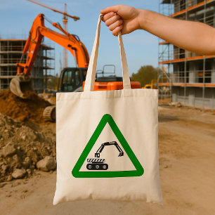 Robot Machine Sign Tote Bag