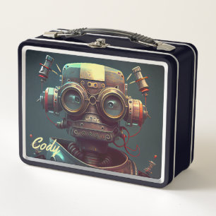 Robot Metal Lunch Box
