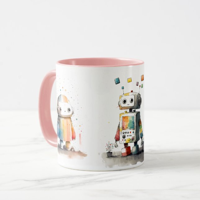 Robot Mug (Front Left)