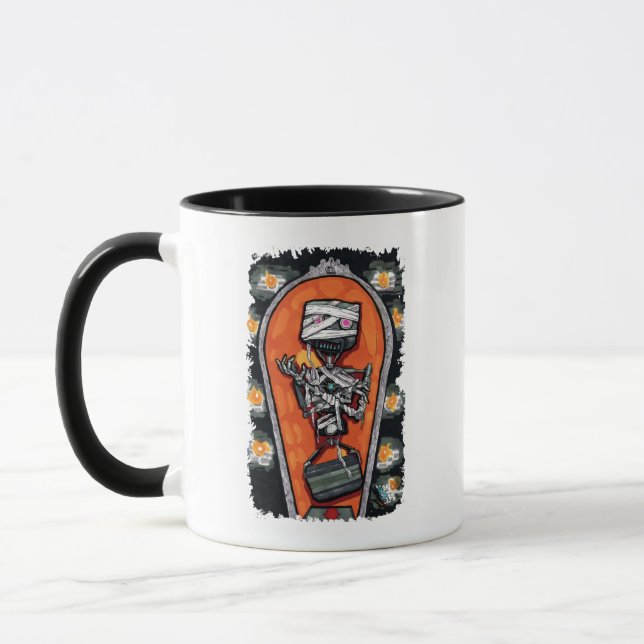 Robot Mummy Monster Mug (Left)