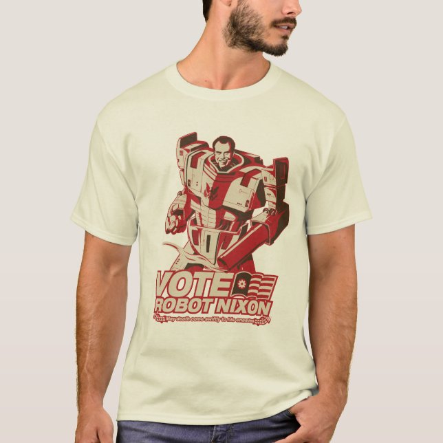 Robot Nixon - All Hail Robot Nixon T-Shirt (Front)