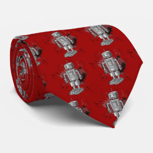 robot number seven tie