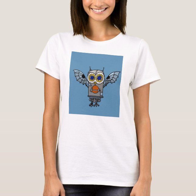 Robot Owl T-Shirt (Front)