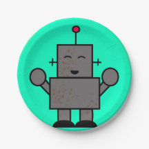 Robot Paper Plates