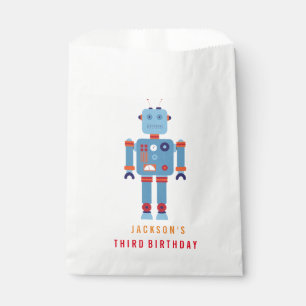 Robot Party Favour paper bag