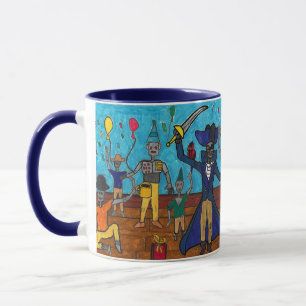 "Robot Pirate Party Time" Mug