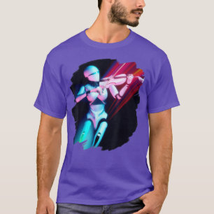 Robot Playing Violin Violinist Music Orchestra Str T-Shirt