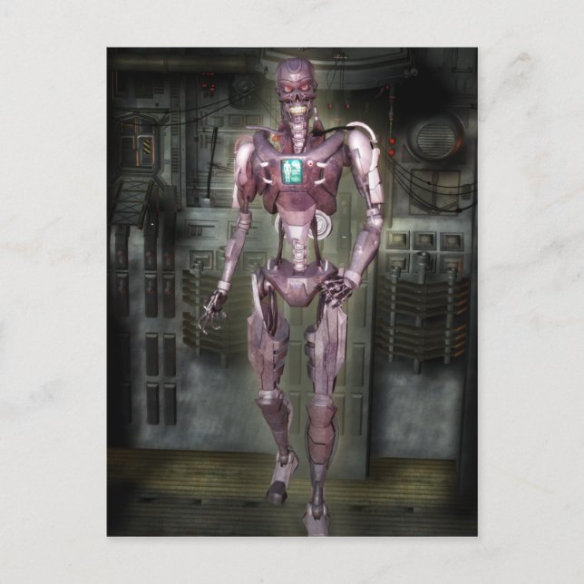 Robot Postcard (Front)