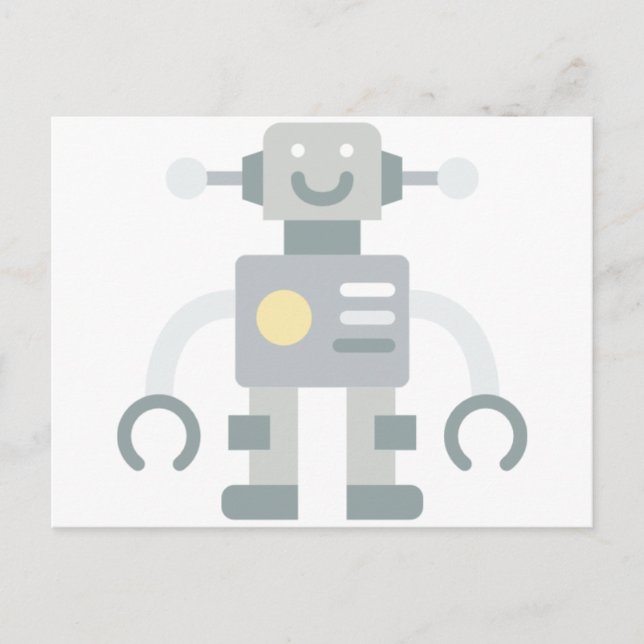 robot postcard (Front)