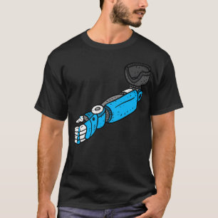 Robot Prosthetic Arm. Robotic Hand. T-Shirt