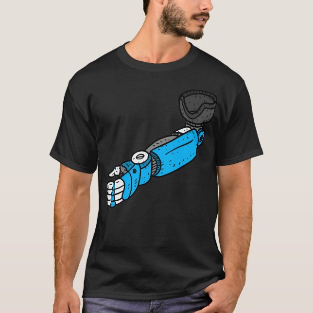 Robot Prosthetic Arm. Robotic Hand. T-Shirt (Front)