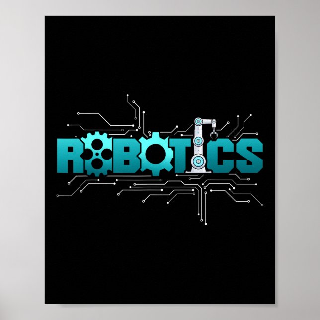 Robot Robotics Engineer Robotics  Poster (Front)