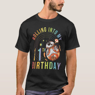 Robot Rolling Into My 11th Birthday Happy To Me 11 T-Shirt