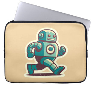 Robot Runner Laptop Sleeve