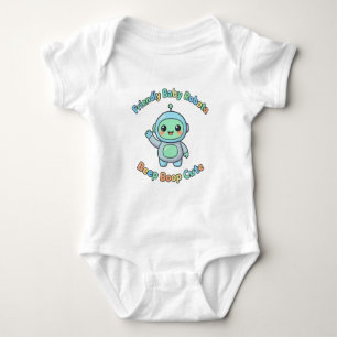 Robot style Fun Kids - Cotton  Baby Bodysuit