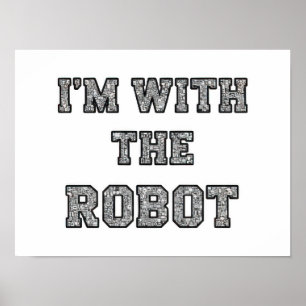 Robot Text Poster