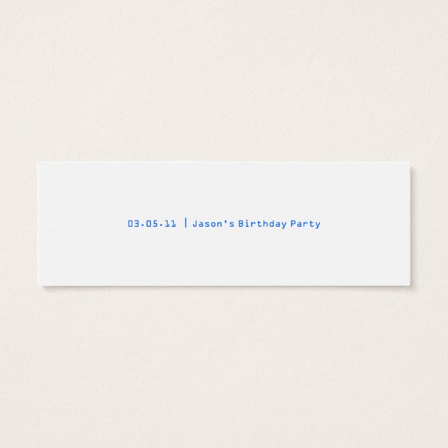 Robot Thank Gift Tags (Back)