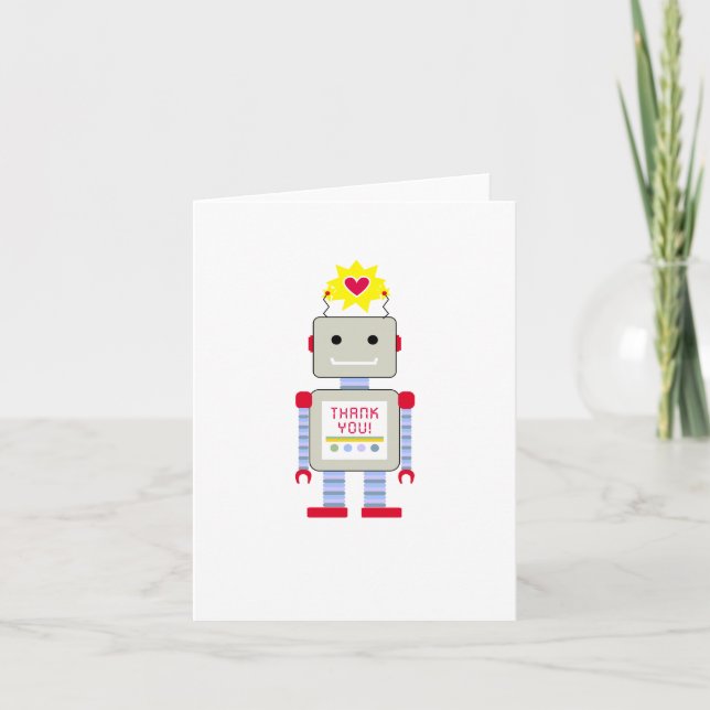Robot Thank You Cards (Front)
