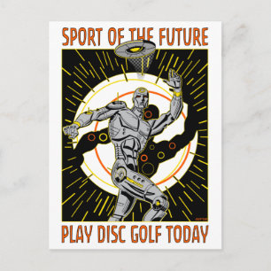 Robot Thrower #1 Postcard