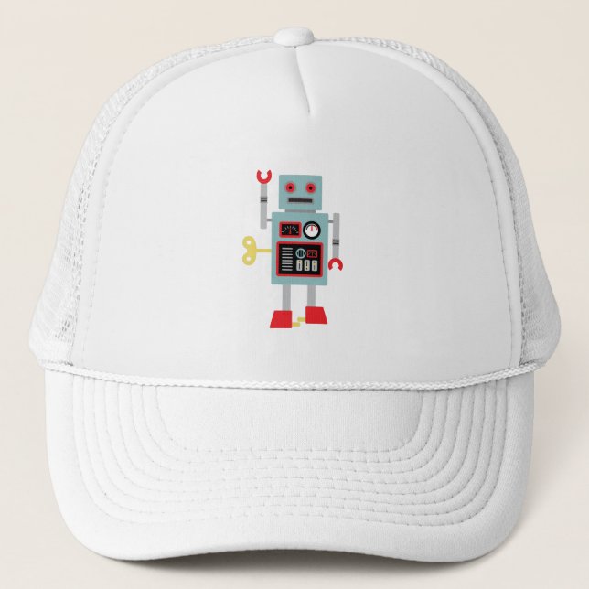 Robot Toy Trucker Hat (Front)