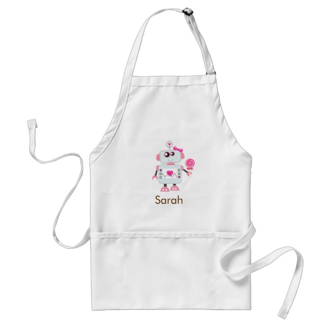 Robot w/Lollipop Standard Apron (Front)
