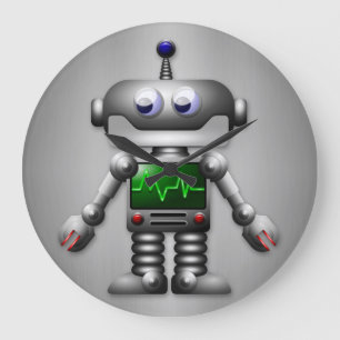 Robot Wall Clock