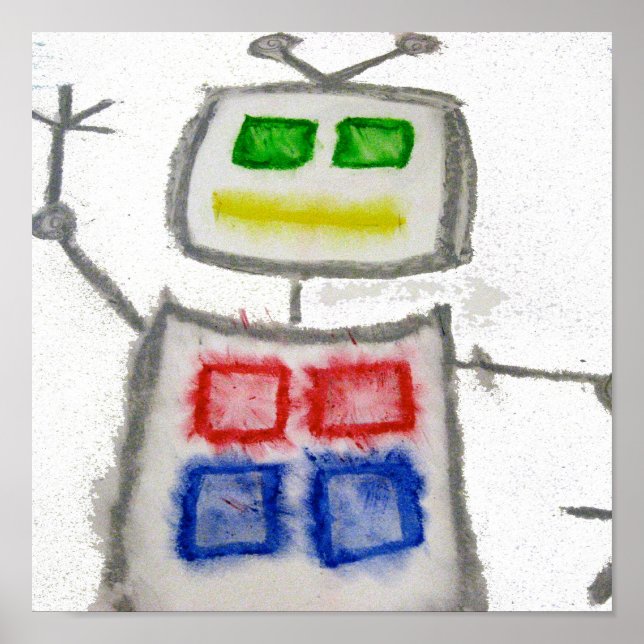 Robot Wave Poster (Front)