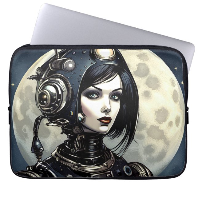 Robot Woman I Laptop Sleeve (Front)