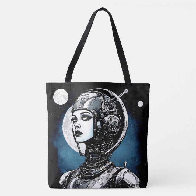 Robot Woman VI Tote Bag (Front)