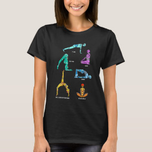 Robot Yoga Plank Dolphin Upward Bow Yoga Teache T-Shirt