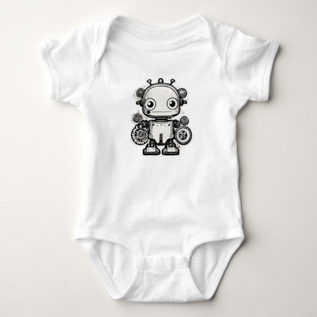 robotan baby bodysuit (Front)